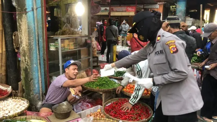 Polresta Bogor Terus Gencarkan Sosialisasi dan Edukasi PPKM Darurat
