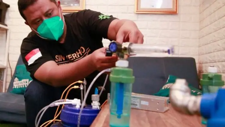 Keren! Alumni SMKN 1 Cimahi Ini Berinovasi Buat Alat Penghasil Oksigen
