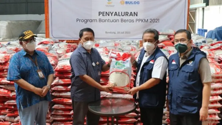 Dampak PPKM Darurat, Bulog Jabar Gelontorkan Bantuan 39 Ribu Ton Beras 