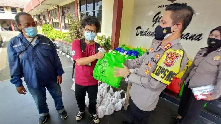 Polres Bogor Berikan Bantuan kepada Jurnalis
