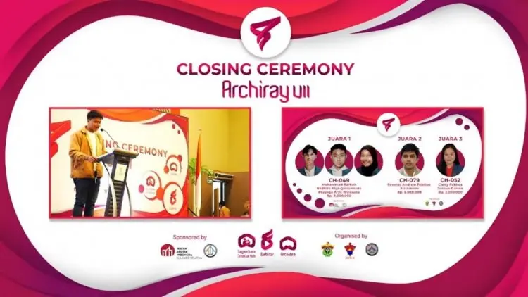Tiga Mahasiswa Arsitektur Juara Sayembara Archiray VII
