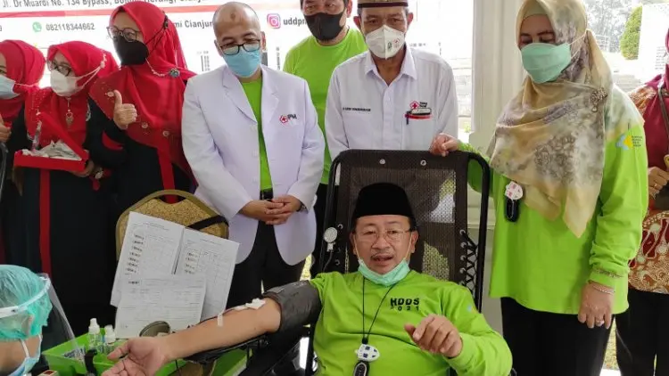 Gawat, UDD PMI Cianjur Krisis Stok Darah Berbagai Golongan