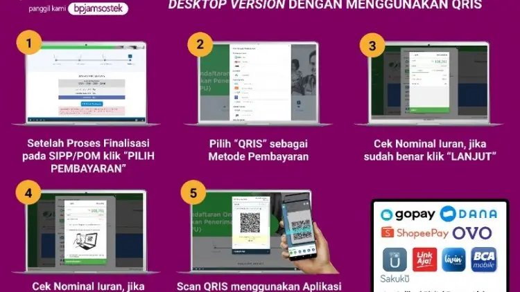 Bayar Iuran BPJS Ketenagakerjaan Perusahaan Bisa Pakai QRIS