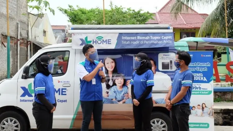Pelanggan Layanan XL Home di Bandung Naik 200 Persen 