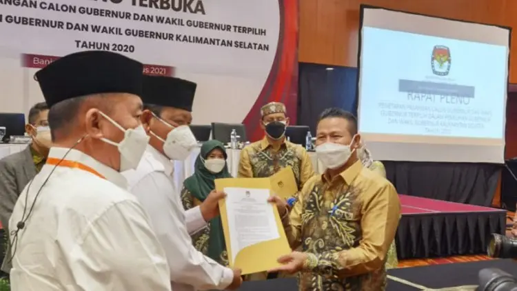 KPU Tetapkan BirinMU Pasangan Terpilih Pilkada Kalsel 2020