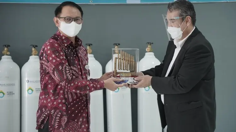 Dukung Penanganan Covid-19, KPwBI Jabar Donasikan 200 Tabung Oksigen