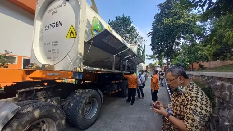 RSUD Cibinong Dapat Bantuan 4 Ton Oksigen