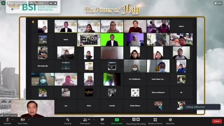 BSI-Wakaf Salman Gelar Webinar The Power of Hajj