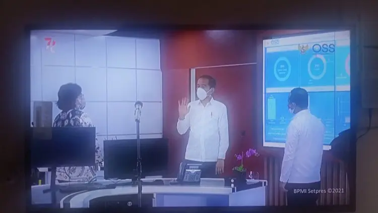 Presiden Resmikan Peluncuran Sistem Online Single Submission