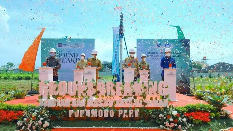 Podomoro Park Bandung Gelar Groundbreaking Sekolah dan Masjid Raya Al Azhar