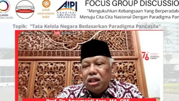 Azyumardi Azra: Indonesia Perlu Kepemimpinan Berbasis Pancasila