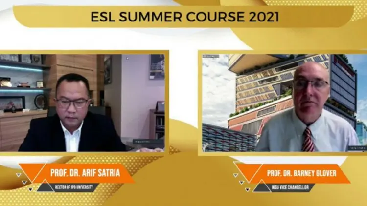 13 Negara Ikuti ESL "Summer Course" 2021 IPB University