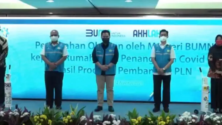 Erick Thohir Apresiasi Produksi Oksigen Medis oleh PLN