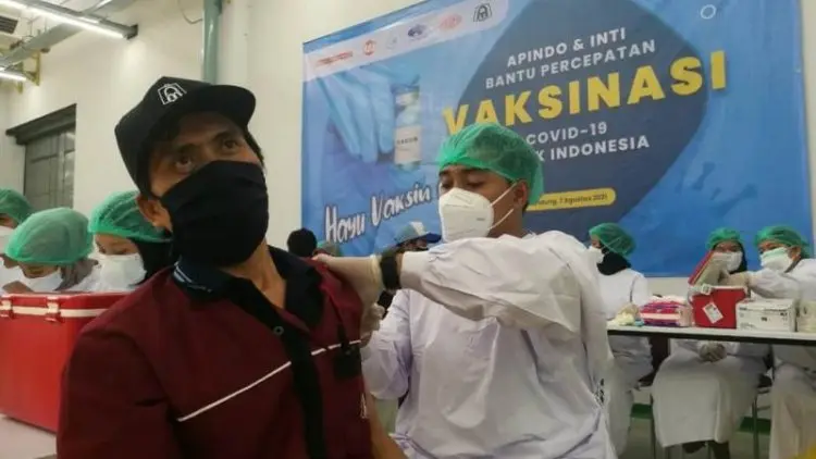 Suntik 1.000 Peserta, PT Inti dan Apindo Akselerasi Vaksinasi Covid-19 