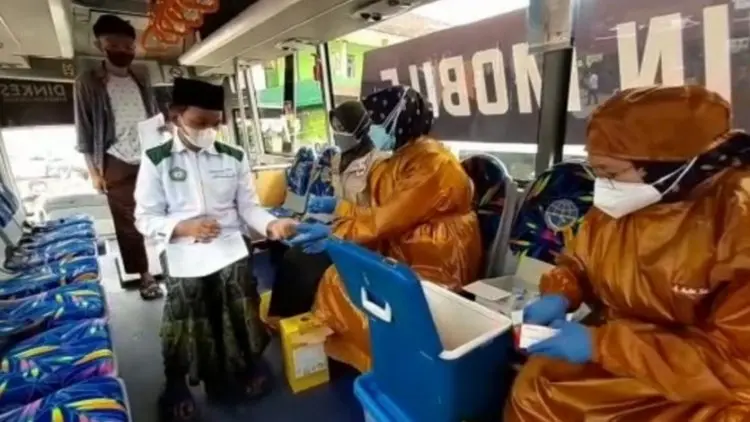 Pemkab Cianjur Sulap Bus Sekolah Jadi Bus Vaksin Keliling