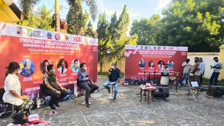 GM FKPPI dan Disparbud Kota Bogor Galang Dana untuk Para Seniman Jalanan
