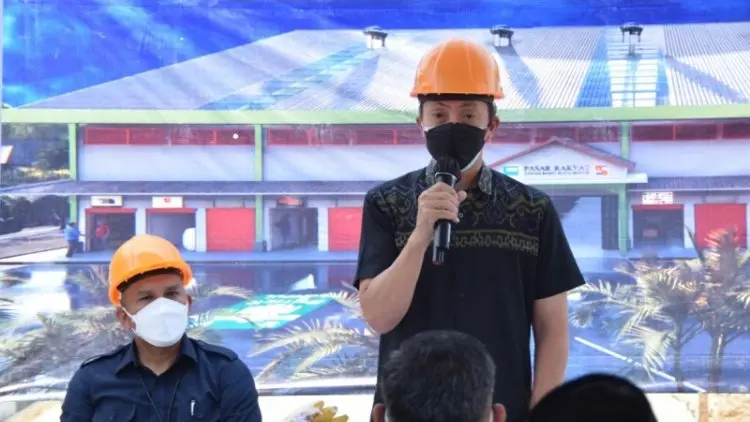 Proyek Revitalisasi Pasar Tanah Baru Rp3,4 Miliar Dimulai