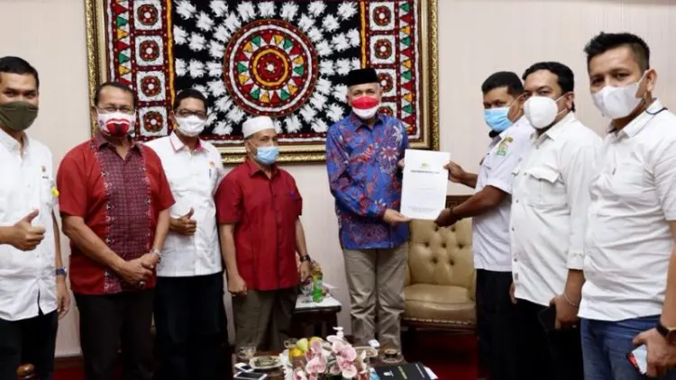 KONI bahas Rakor PON Aceh-Sumut dengan Gubernur Aceh