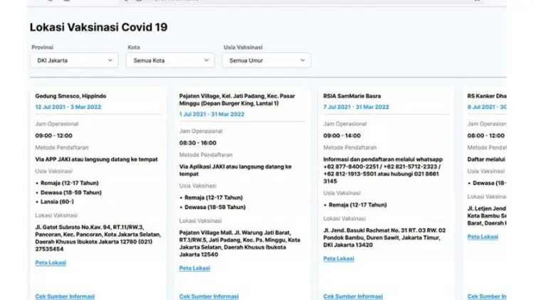 Pengin Info Lengkap Vaksinasi Covid-19, Tersedia di Sini: s.id/infovaksin