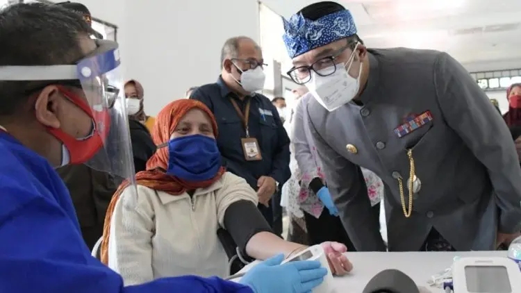 Jabar Peringkat Pertama Vaksinasi Terbanyak Se-Indonesia