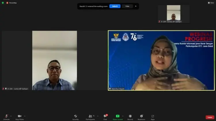 KI Jabar: Kelompok Muda Harus Melek Keterbukaan Informasi Publik 