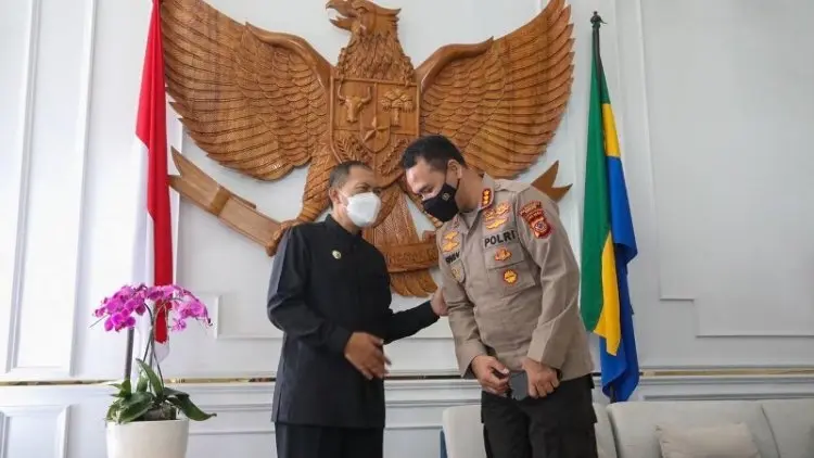 Oded Ucapkan Selamat Datang kepada Kapolrestabes Bandung Anyar