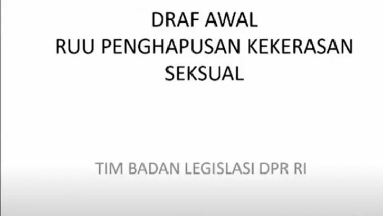 RUU PKS Diusulkan Jadi RUU Tindak Pidana Kekerasan Seksual