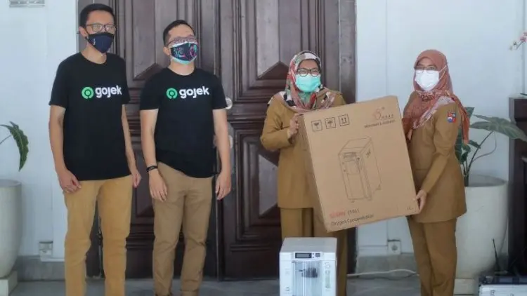 GoTo Sumbang 25 Konsentrator Oksigen, Disebar ke 25 Puskesmas di Kota Bogor