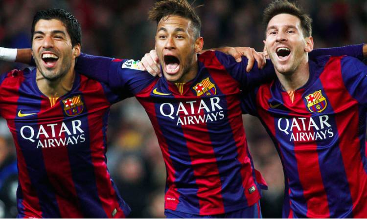 Nah Lho.....Trio Messi-Suarez-Neymar Kembali Bersatu
