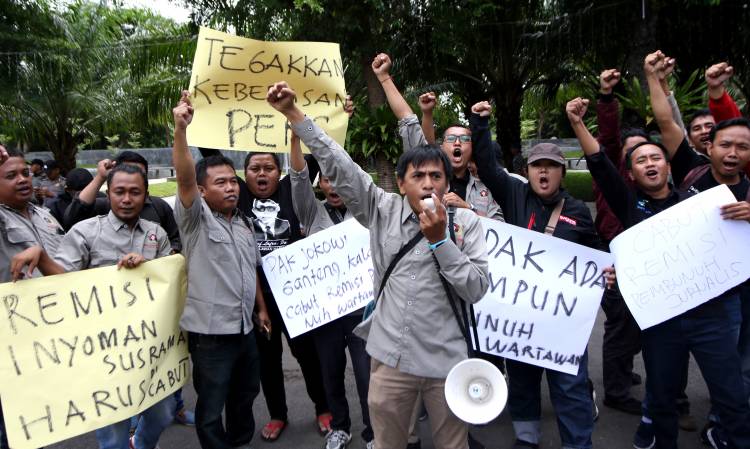 Ratusan Jurnalis Bali Tolak Remisi Pembunuh Wartawan