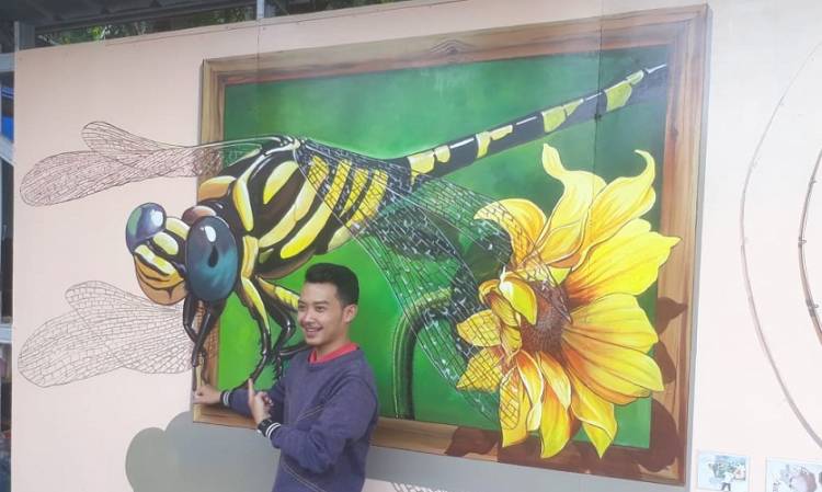 Mengunjungi Wisata Seni Lukis 3D di Kampung Jelekong Baleendah