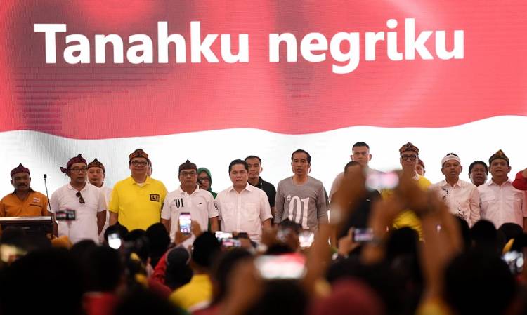 Jokowi Temui Caleg dari Partai Koalisi