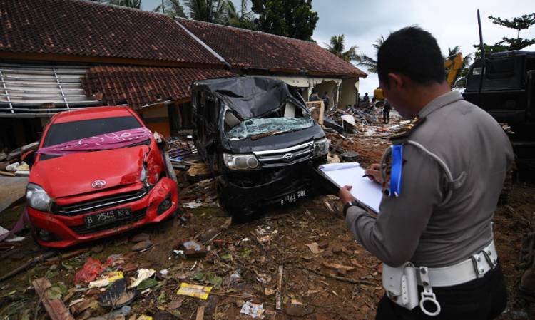 Polda Banten Amankan 84 Kendaraan Tsunami, Ini Daftarnya