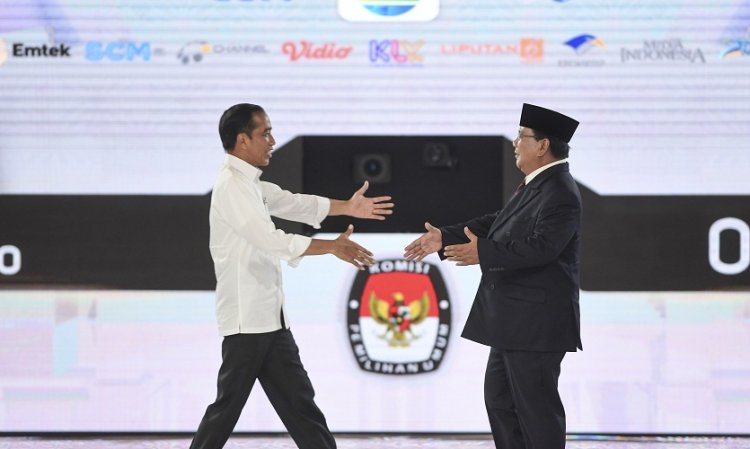 Prabowo Nyoblos di Bojong Koneng, Jokowi di Gambir