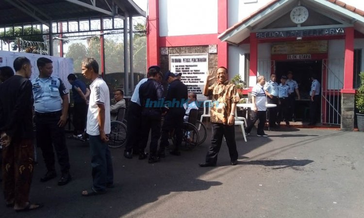 Wawalkot Bandung Pantau Pencoblosan di Lapas Sukamiskin