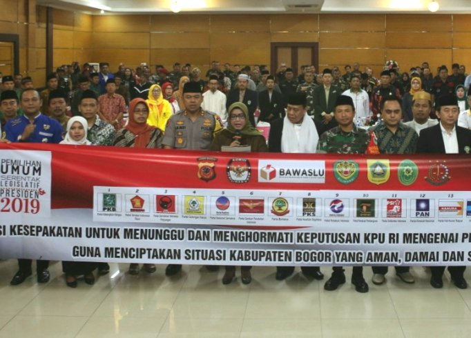 Bupati Bogor Apresiasi Pelaksanaan Pemilu 2019 Aman dan Kondusif