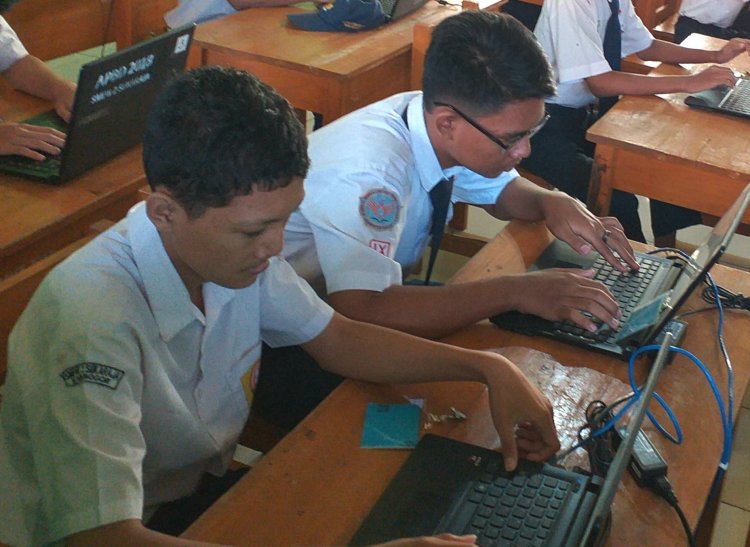 SMP di Kabupaten Garut Belum Seluruhnya Melaksanakan UNBK