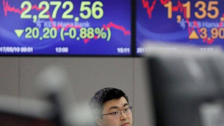 Bursa Shanghai Pimpin Pelemahan Saham di Asia