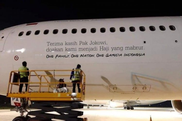 Heboh 'Terima Kasih Pak Jokowi', Begini Penjelasan Garuda