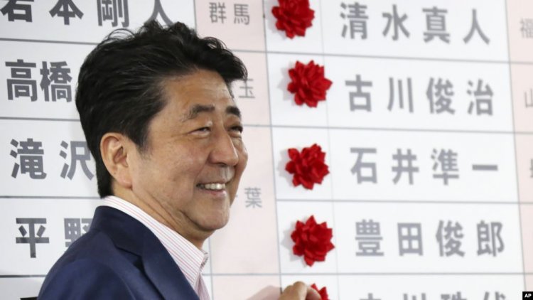 Koalisi PM Abe Raih Mayoritas Pemilu Jepang