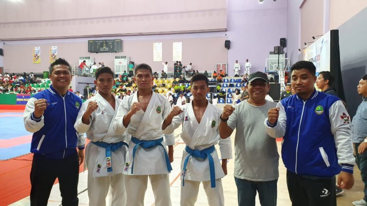 POPNAS 2019: Karate Beregu Putra Sumbang Emas Ketiga Jabar