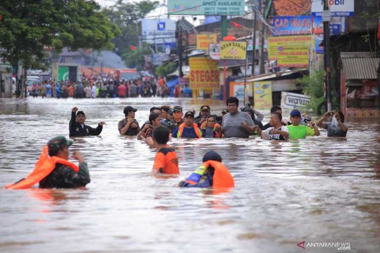 Banjir Berangsur Surut di Tangerang