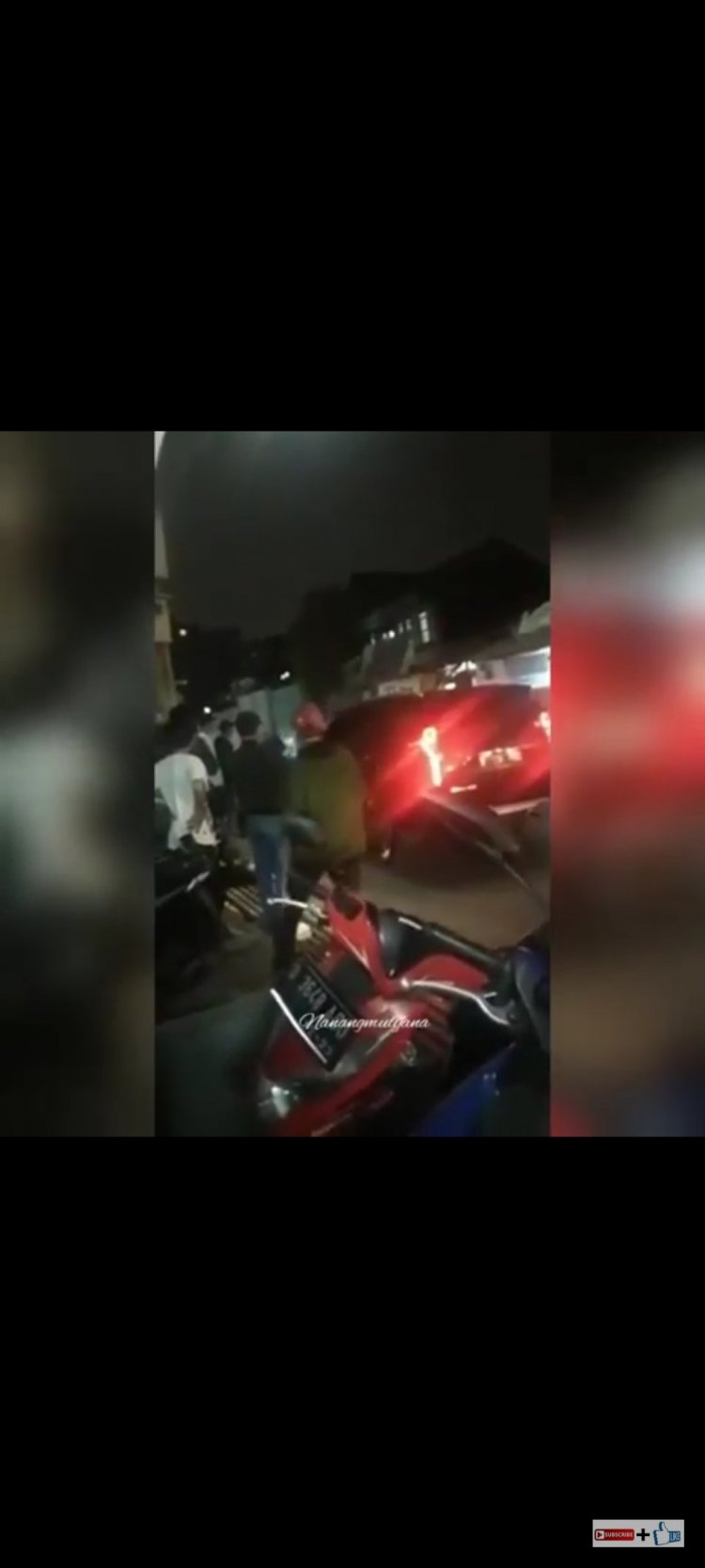 Polisi Selidiki Video Viral Pemotor Tertabrak Mobil di Bandung