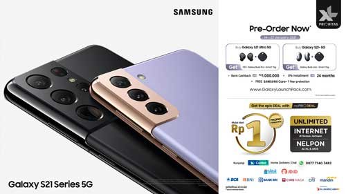 XL Buka Pemesanan Resmi Samsung Galaxy S21