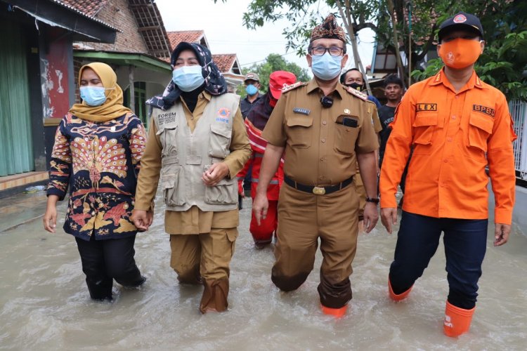 Waspada.. Sembilan Kecamatan di Kabupaten Cirebon Rawan Banjir