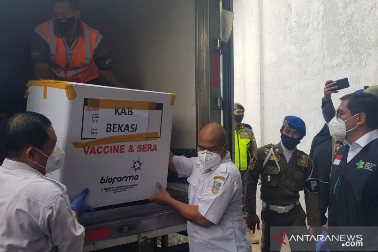 12.000 Dosis Vaksin Covid-19 Tiba di Kabupaten Bekasi