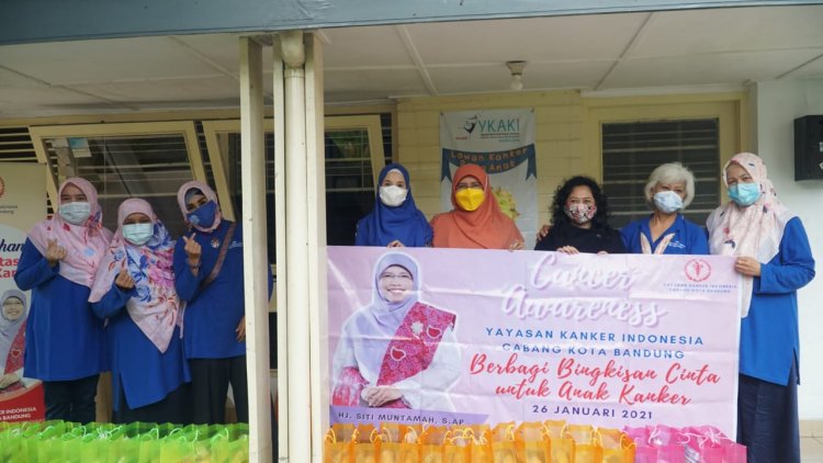 YKI Kota Bandung Berbagi Cinta dan Peduli Anak Kanker