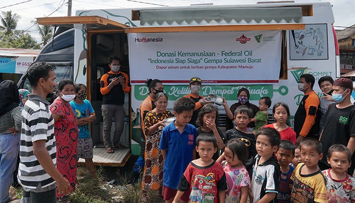 Federal Oil Donasi Bencana Sulawesi dan Kalimantan