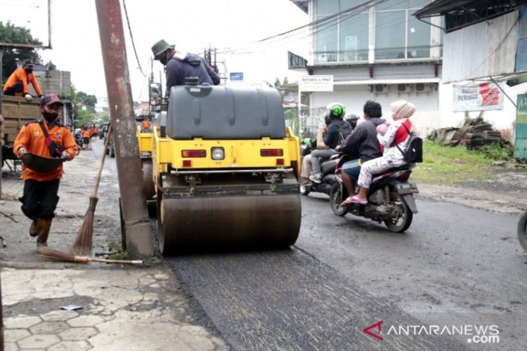 Pemkot Bogor Mulai Garap Perbaikan 34 Titik Jalan Rusak