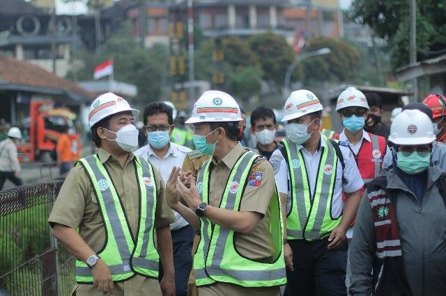 Pembangunan Jalur Rel Ganda Bogor-Sukabumi Capai 75 Persen
